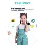 Ceas Smartwatch Copii cu GPS Prin Lbs si Functie Telefon, Localizare Camera Foto Frontala, Monitorizare Spion, Display Touchsreen Color, Lanterna, Buton SOS, Buton Apel si Sos, Verde