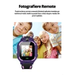 Ceas Smartwatch Copii cu GPS Prin Lbs si Functie Telefon, Localizare Camera Foto Frontala, Monitorizare Spion, Display Touchsreen Color, Lanterna, Buton SOS, Buton Apel si Sos, Verde