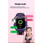 Ceas Smartwatch Copii cu GPS Prin Lbs si Functie Telefon, Localizare Camera Foto Frontala, Monitorizare Spion, Display Touchsreen Color, Lanterna, Buton SOS, Buton Apel si Sos, Verde
