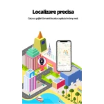 Ceas Smartwatch Copii cu GPS Prin Lbs si Functie Telefon, Localizare Camera Foto Frontala, Monitorizare Spion, Display Touchsreen Color, Lanterna, Buton SOS, Buton Apel si Sos, Verde