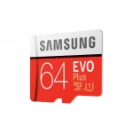 Card de memorie, Samsung EVO Plus 2020, microSD, Capacitate 64 GB, 100/20 MB / s, Class 10, UHS-I, Video Full HD, Adaptor SD inclus