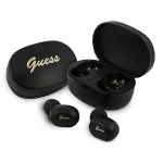 Casti bluetooth wireless GUESS TWS black + statie incarcare