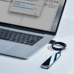 Carcasa externa SSD M.2, Baseus, Full Speed Series, USB-C la USB, Viteza 5 GB/s, Capacitate pana la 2 TB, Gri, Sleep mode, 121,5 x 33,6 x 11,4 mm