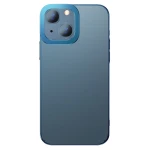 Husa de protectie Baseus Glitter Hard pentru iPhone 13, Policarbonat/Metal, Albastru