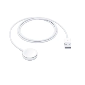 Cablu de incarcare magnetic pentru Iwatch / Apple Watch, 1 m, Alb, USB
