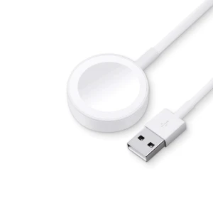 Cablu de incarcare magnetic pentru Iwatch / Apple Watch, 1 m, Alb, USB