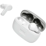 Casti audio wireless, JBL Wave 200TWS, Bluetooth 5.0, autonomie 20h, 3 seturi dopuri de urechi, Alb