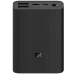 Acumulator portabil universal MI Power Bank 3 Ultra Compact, 10000 mAh, Fast Charge (22.5W), Dual USB-A + USB type C, Black