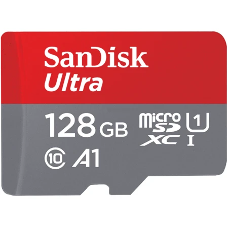 Card de memorie microSDHC Sandisk, 128GB, 120MB/s, fara adaptor
