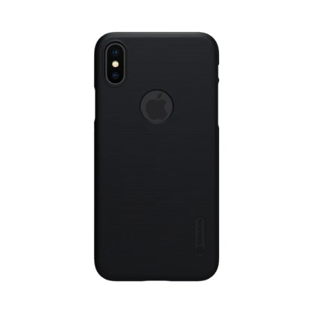 Husa Nillkin Top Shild, compatibila cu Apple iPhone Xs - iPhone X Optim Wealthy Star Fit Protect, Negru
