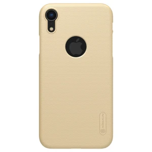 Husa iPhone XR 6.1'' Frosted Shield Logo Cutout, Aurie
