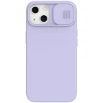 Husa pentru iPhone 13 Nillkin Camshield Silky Magsafe, Protectie camera foto, Plastic, Mov