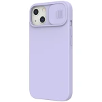 Husa pentru iPhone 13 Nillkin Camshield Silky Magsafe, Protectie camera foto, Plastic, Mov