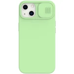 Husa pentru iPhone 13 Nillkin Camshield Silky Magsafe, Protectie camera foto, Plastic, Verde