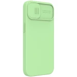 Husa pentru iPhone 13 Nillkin Camshield Silky Magsafe, Protectie camera foto, Plastic, Verde
