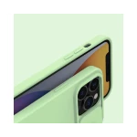Husa Nillkin Camshield Silky Silicone Compatibila Cu iPhone 13 Pro, Interior Microfibra, Verde