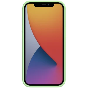 Husa de protectie Nillkin CamShield Silky pentru iPhone 13 Pro Max, Silicon/Microfibra, Verde deschis