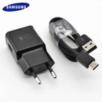 Incarcator SAMSUNG rapid 5V 2A - pentru S8 S8 Plus S9 + cablu 1M Type-C USB C Negru