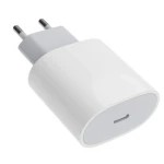 Incarcator priza Apple, Fast Charge, USB Type C, 20W, Alb