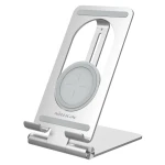 Suport universal tableta Nillkin PowerHold, Incarcare Wireless 15W, USB-C, Ajustabil, Silver