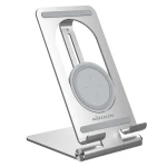 Suport universal tableta Nillkin PowerHold, Incarcare Wireless 15W, USB-C, Ajustabil, Silver