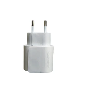 Set Incarcator Adaptor USB-C 20W compatibil iPhone 12/12pro/12proMax si Cablu USB-C Lightning 1 m, Alb