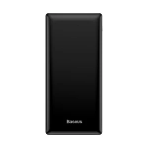 PowerBank Baseus Mini JA, PPJAN-C01, 30000 mAh, 2 x USB, 1 x Lightning , 1 x USB-C, 1 x Micro USB, Negru, Quick Charge 3A, Cu afisaj LED