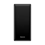 PowerBank Baseus Mini JA, PPJAN-C01, 30000 mAh, 2 x USB, 1 x Lightning , 1 x USB-C, 1 x Micro USB, Negru, Quick Charge 3A, Cu afisaj LED