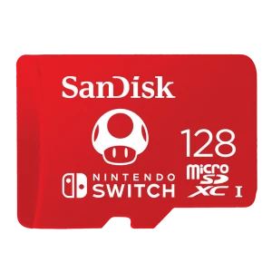 Card de memorie SanDisk micro SDXC pentru Nitendo Switch, 128 GB, UHS-I, Class 10, 100 Mb/s