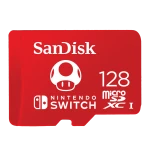 Card de memorie SanDisk micro SDXC pentru Nitendo Switch, 128 GB, UHS-I, Class 10, 100 Mb/s