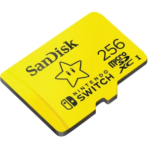 Card de memorie SanDisk micro SDXC pentru Nitendo Switch, 256 GB, U3, Class 10, 100 Mb/s