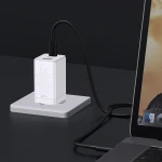 Incarcator telefon, Baseus, 1 x USB-A, 2 x USB-C PD, 65W, 110-240V, Alb