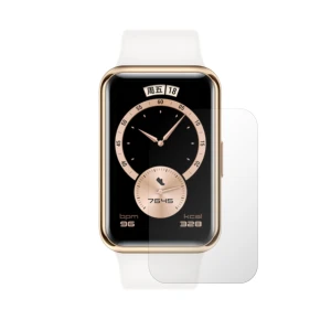 Set 4X Folie Protectie Ecran pentru Huawei Watch Fit Elegant , Invisible Skinz HD, Siliconica Ultra-Clear cu Acoperire Totala, Adeziva si Flexibila