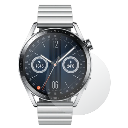 Set 4X Folie Protectie Ecran pentru Huawei Watch GT 3 - 46mm , Invisible Skinz HD, Siliconica Ultra-Clear cu Acoperire Totala, Adeziva si Flexibila