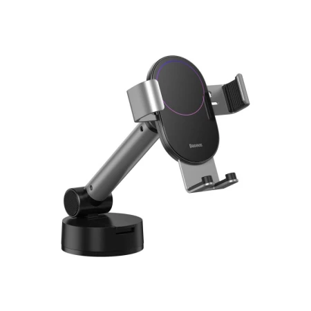 Suport Telefon Auto Pentru Bord Sau Parbriz Baseus Gravity Silver -suyl-jy0s