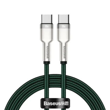 Baseus Cafule USB-C - Cablu USB-C, 100 W, 2 m, Verde