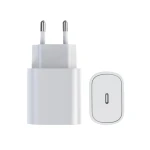 Set Incarcator compatibil cu Apple, USB-C 20W Fast Charger si cablu USB-C Lightning, Compatibil cu iPhone 11 / 11 Pro / 11 Pro Max / XS Max / XS / X / XR / 8 / 8 Plus, Alb