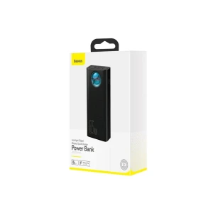 Acumulator Extern Baseus Amblight 30.000 mAh, 65W, Standard PD 3.0 / QC 3.0, 4xUSB, 1xUSB-C PD, Negru