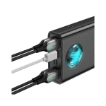 Acumulator Extern Baseus Amblight 30.000 mAh, 65W, Standard PD 3.0 / QC 3.0, 4xUSB, 1xUSB-C PD, Negru
