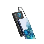 Acumulator Extern Baseus Amblight 30.000 mAh, 65W, Standard PD 3.0 / QC 3.0, 4xUSB, 1xUSB-C PD, Negru