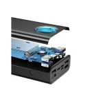 Acumulator Extern Baseus Amblight 30.000 mAh, 65W, Standard PD 3.0 / QC 3.0, 4xUSB, 1xUSB-C PD, Negru