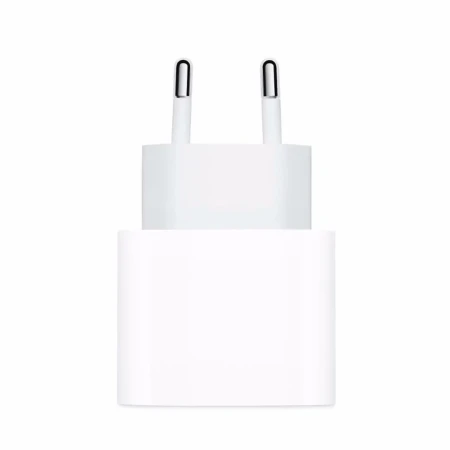 Adaptor priza pentru iPhone 11/12/13, USB-C, 20W, Alb, Bulk