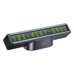 Suport de masina pentru afisarea numarului de telefon, Baseus, Negru