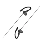 Casti In-Ear Kitsound, EXERT WIRED SPORTS, Cu Fir, KSEXERWIBK, Negru