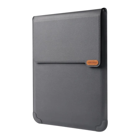 Husa pentru laptop, Nillkin, Versatile, 14 inch, Gri, 3 in 1, Functie suport pentru laptop, Mouse pad, Rezistent la zgaraieturi