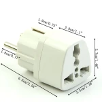 Adaptor Stecher MRG® Priza UK USA la EUROPA Romania 16A