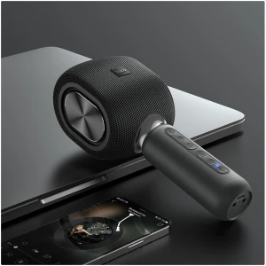 Microfon Bluetooth HOCO BK8 Cool Hi Karaoke, Negru