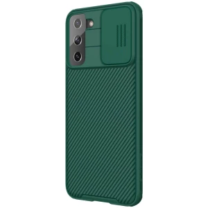 Husa protectie spate si camera foto verde, pentru Samsung Galaxy S21 Plus 5G Nillkin CamShield Pro