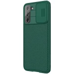 Husa protectie spate si camera foto verde, pentru Samsung Galaxy S21 Plus 5G Nillkin CamShield Pro