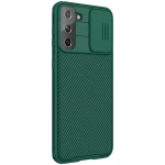 Husa protectie spate si camera foto verde, pentru Samsung Galaxy S21 Plus 5G Nillkin CamShield Pro